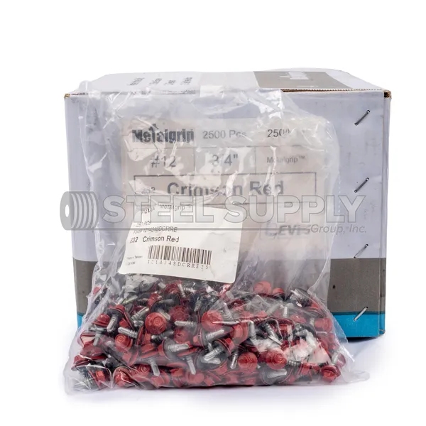 #12 1-1/4" Self-Tapping Color Screws, Box (2,500pc)
