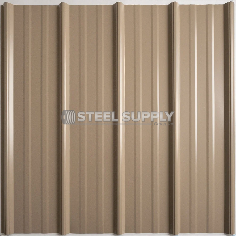 Clay metal roofing panel